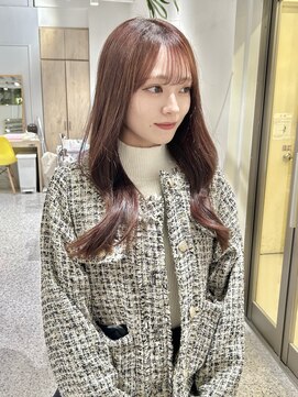 ゼストララ(ZEST Lara) 春カラー♪ブリーチ1回ピンクブラウン