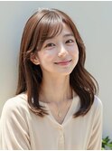 ワンカールレイヤー美髪エアリーロングピンクブラウン