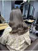 切りっぱなしボブ エアリーロング 美髪 ピンクブラウン