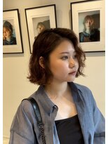 シアン 矢場町店(CYAN.)&nbsp;ボブパーマ×大きめウェーブ×ニュアンスパーマ