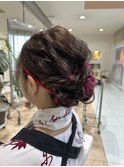 お祭りヘア