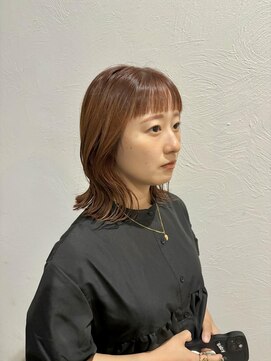 エトランジェ(Etrange) オレンジベージュ/外ハネボブ