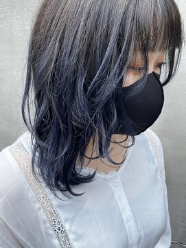 テーラヘアー 稲毛店(TELA HAIR) ブルー☆グラデーション