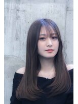 ジェニーバイメノン(JENNIE by Menon) 髪質改善　顔周りレイヤー　フェミニンロング