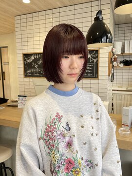 パーク(PAAQ) 【藤沢】レイヤーボブ/ミニボブ/ワインレッド