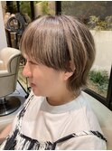 ショートヘア　ウルフヘア　マッシュショート