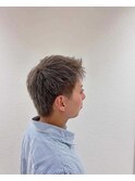 スパイキーショート × グレージュ
