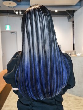 アルバム 銀座(ALBUM GINZA) ロングおくれ毛前髪カット韓国ヘアブリーチ_ba553452