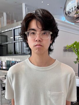 アルティファータ(artifata) メンズカット メンズパーマ ニュアンスパーマ センターパート