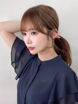 アフロート トウキョウ(AFLOAT TOKYO) 小顔シースルーぱっつん前髪顔まわりサイドバングもみあげ後れ毛