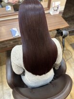 エミュー ラ ピエス(emu la piece)&nbsp;透明感　上質カット+プラム風カラー