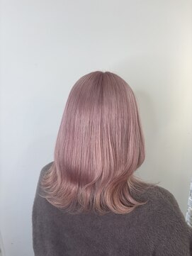 モテカラーペールピンク/ブリーチカラー/ブリーチ