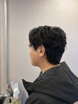 レンネ(Renee) メンズカット、くびれショート×メンズパーマ