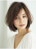 ゆるふわニュアンスボブ｜大人可愛い