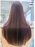3月限定【同日施術可】酸性ストレート+艶カラー+髪質改善プラチナT￥36300→
