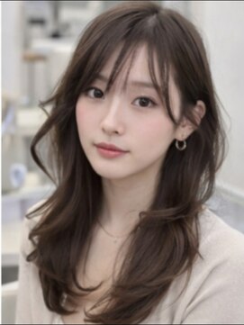 リスタ(Resta) ミディアム大人レイヤーカットオリーブカラー