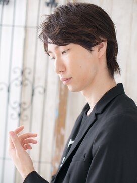 モッズヘアメン 名護大東店(mod's hair men) 大人ビジネススーツ社会人爽やか七三分けメンズカットｌ名護大東