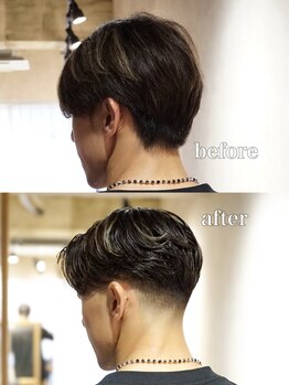ダウズバーバーショップ 渋谷(dau's barber shop)の写真/丁寧なカウンセリングで髪質と骨格に似合わせたパーマ。簡単なスタイリングで再現性の高いスタイル。