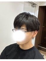 ニルバ(niLva)&nbsp;マッシュウルフ/ツーブロック/黒髪/メンズウルフ