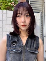ザ スリック(THE SLICK) 頭頂部ふんわり。大人っぽいミディアム縮毛矯正