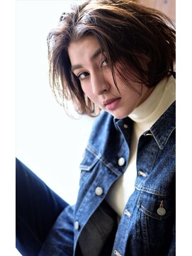 リマ(RIMA) 【RIMA】ベビーショー トなくせ毛風ボブと無造作ウェーブ