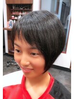 アミューズ(amuse)&nbsp;アシンメトリーショートボブｂｙカットハウスアン