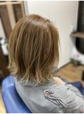 そとはねキュートボブ+ハイライト