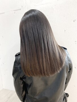 ヘアーワークス ヘルム 渋谷店(HAIR WORKS HELM) [HELM渋谷］ふんわりカールヘルシースタイルショコラアッシュ108