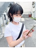 ウルフヘア　ウルフパーマ　アクア表参道【世良綾花】