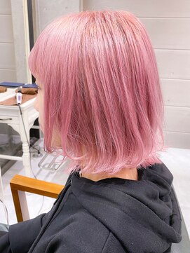 デイズ(days) ホワイトピンクカラー＼ケアブリーチダブルカラー　原宿　渋谷