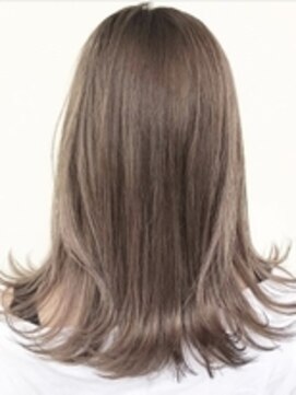 ケアリー 武蔵小杉(Carelly) ボブカーキグレージュ大人かわいいフェザーバングマッシュ