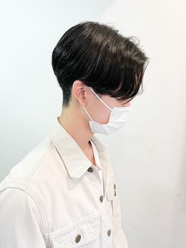 キャンバス バイ ネオリーブ 横浜西口(Canvas by neo.) 韓国風センターパートパーマなし【横浜】