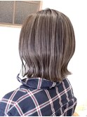 ナチュラルバレイヤージュ×ナチュラルベージュ