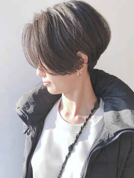 モリオフロムロンドン 原宿本店(morio from London) 【モリオ原宿】ハンサムショート襟足刈り上げ前髪なし暗髪