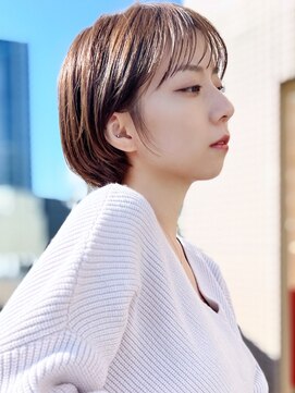 ラウンジ モリオ イケブクロ(Lounge MORIO Ikebukuro) 【morio池袋】ラウンドバングがかわいい長めのショートボブ♪