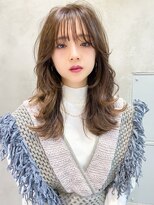 Liberte銀座 大人可愛い小顔ロング×ブラウンカラー