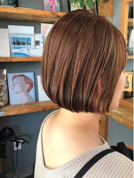 パム 恵比寿(PAM.) ミニボブ×ハイトーンベージュ【PAM.hana】