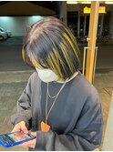 デザインカラー ボブ コントラストカラー