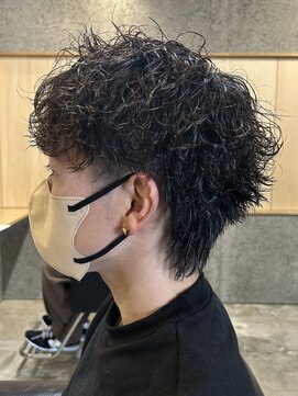 ニアウ 伊勢崎連取店(Niau) メンズマッシュパーマツイストスパイラルパーマ波巻きパーマ