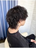ツイストスパイラルパーマ波巻きスパイラルパーマめんずぱーまあ