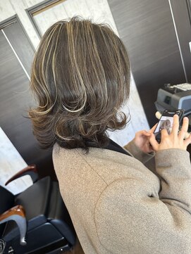 アールプライベートヘアサロン(R Private Hair Salon) グレージュハバレイヤージュ