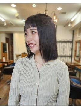 アリ 葛西店(ALi) イメチェン前上がりスタイル 葛西髪質改善｜葛西縮毛矯正｜葛西