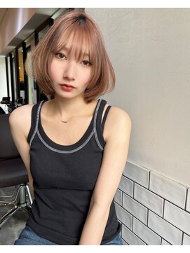 サロンドミルク 溝の口店(salon de MiLK) 10代20代30代/ボブ/レイヤーカット/ハイトーン［溝の口］