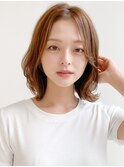 前髪 ネビージュ ボブルフ 黒髪 ワンレン 小顔 "