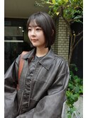 フェイスレイヤーニュアンスボブ_ショートカット_20代30代