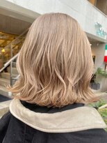 エトラ 渋谷店(etora)&nbsp;ミルクティーベージュ　ミディアム