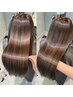 髪質改善カラー+髪質改善Dr.HEATトリートメント ￥12000 [おおたかの森]