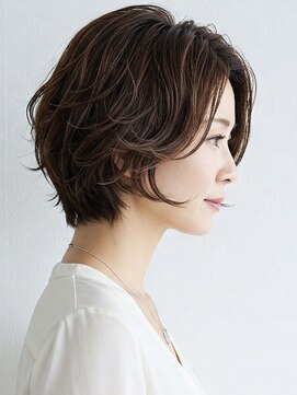 ビュートリアム265(BEAUTRIUM 265) 40代/50代/60代ひし形小顔ショートボブ絶壁解消白髪ぼかし△38