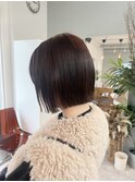 切りっぱなしボブ