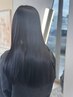 新規1回目　うねりも悩まない♪】髪質改善ケア＋縮毛矯正＋カラー＋カット